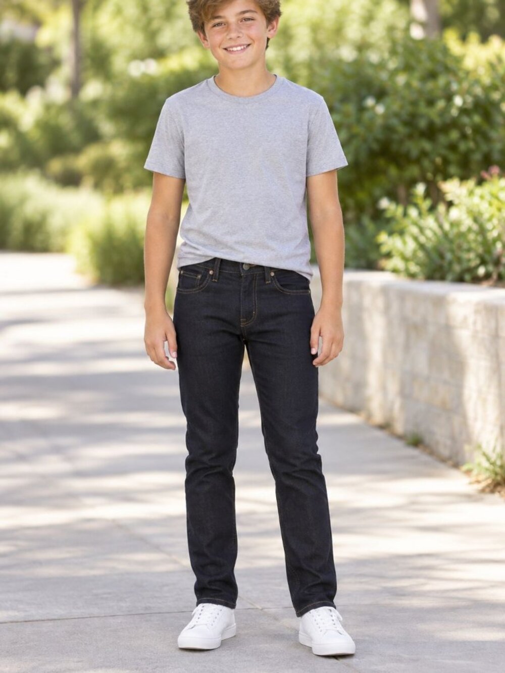 NWT Levi’s 511 Boys Slim Fit Stretch Jeans Boys 30x26 Dark Wash Streetwear Prep